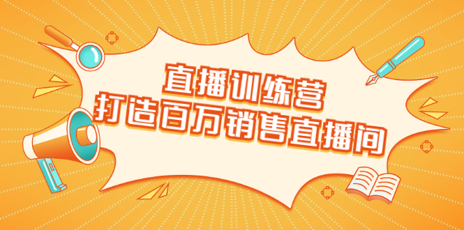 直播训练营：打造百万销售直播间 教会你如何直播带货，抓住直播大风口插图