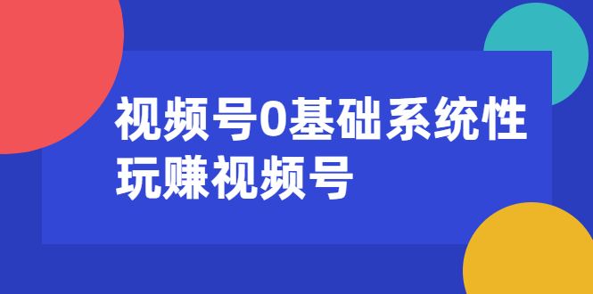 视频号0基础系统性玩赚视频号内容运营+引流+快速变现（20节课）插图