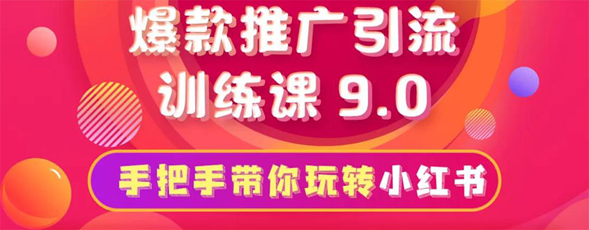 小红书爆款推广引流训练课9.0，手把手带你玩转小红书 一部手机即可月入万元插图